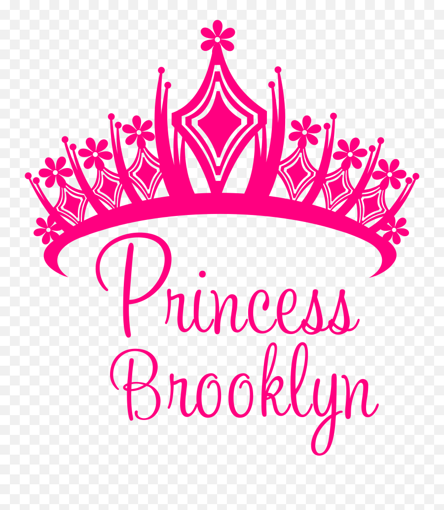 Download Pink Princess Crown Png - Princess Crown Logo Png Transparent Background Pink Princess Crown Clipart Emoji,Crown Logo