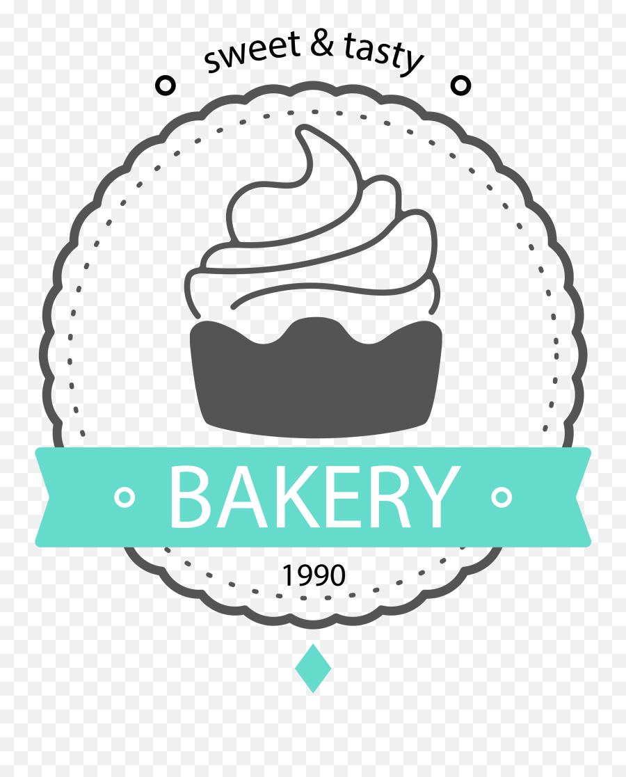 Download Image Library Library Cupcake - Vector Bakery Logo Png Emoji,Cupcake Logo