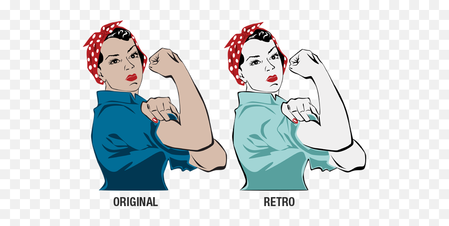 Rosie The Riveter Free Vector Clipart - Rosie The Riveter Svg Emoji,Free Vector Clipart