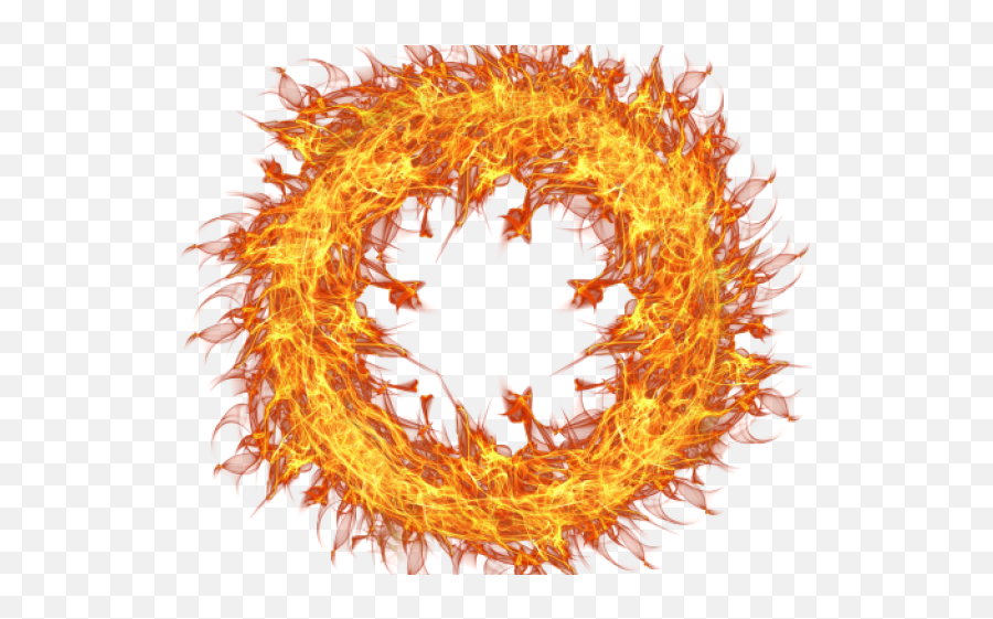 Flames Png - Transparent Circle Flame Png Emoji,Flames Transparent Background