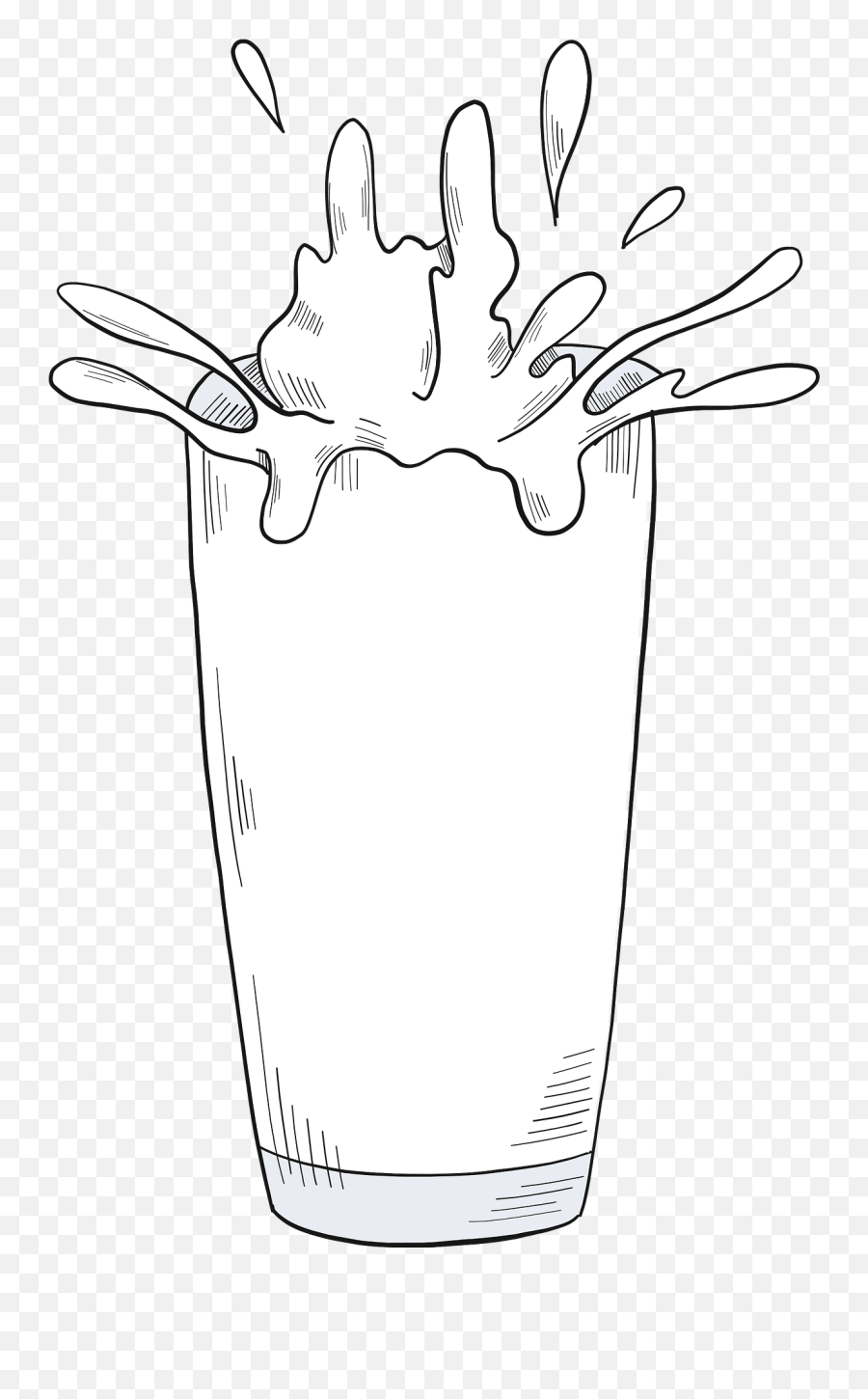 Glass Of Milk Clipart - Glass Of Milk Clipart Emoji,Milk Clipart