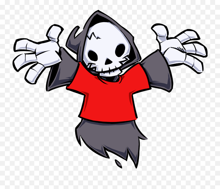 Ript Apparel Mascot Grim Reaper - Supernatural Creature Emoji,Grim Reaper Logo