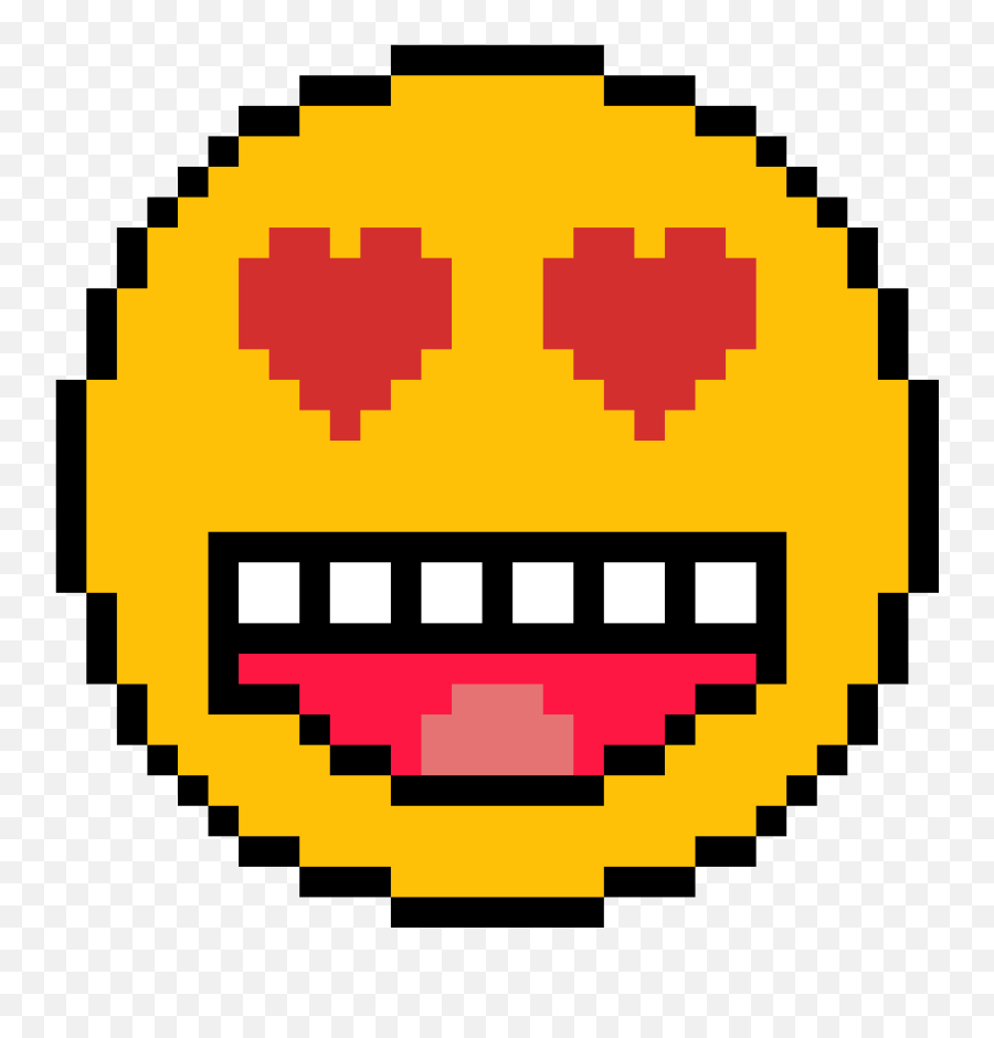 Pixilart - Love Emoji By Pixilartben Coin Pixel Art Gif,Love Emoji Png