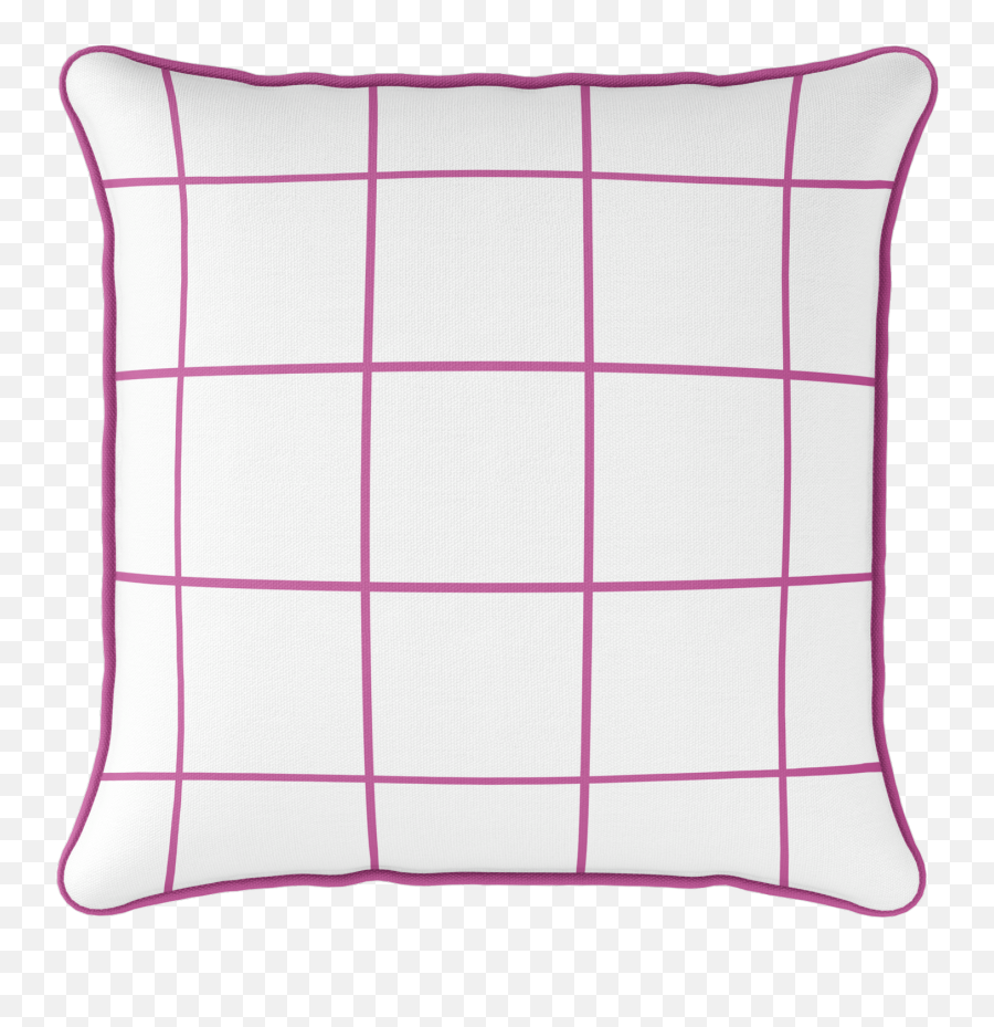Window Pane Check Cushion - Pinks U2013 Hydrangea Lane Home Emoji,Window Pane Png
