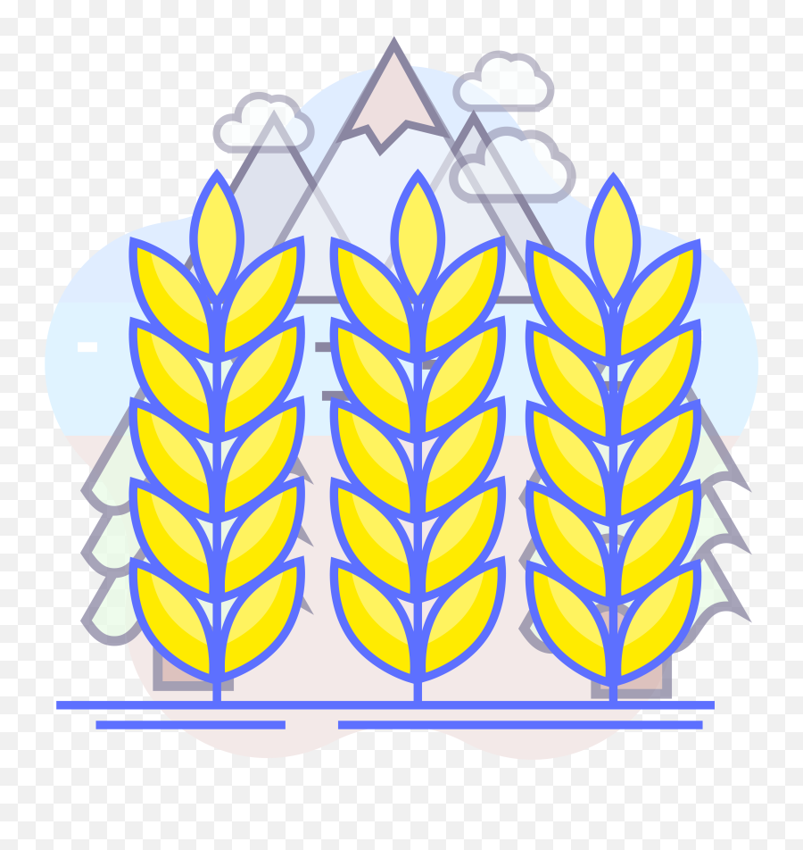 Download Icon Iocn Yellow Wheat Png And Vector Image Png Emoji,Wheat Icon Png