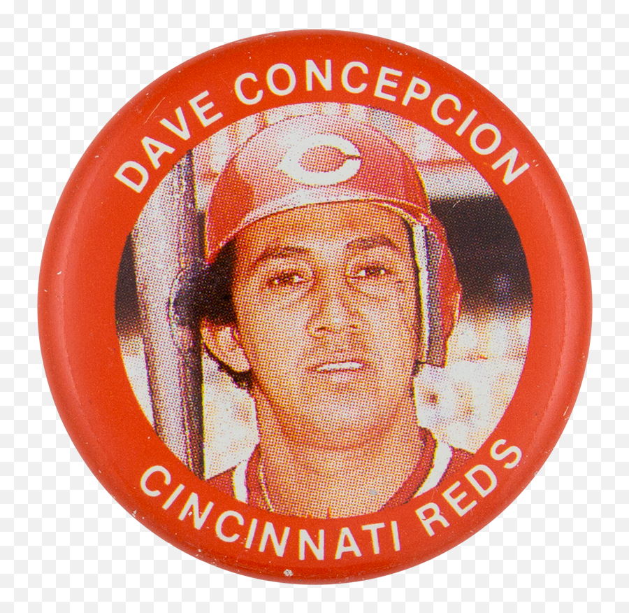 Dave Concepcion Cincinnati Reds Busy Beaver Button Museum Emoji,Cincinnati Reds Logo Png