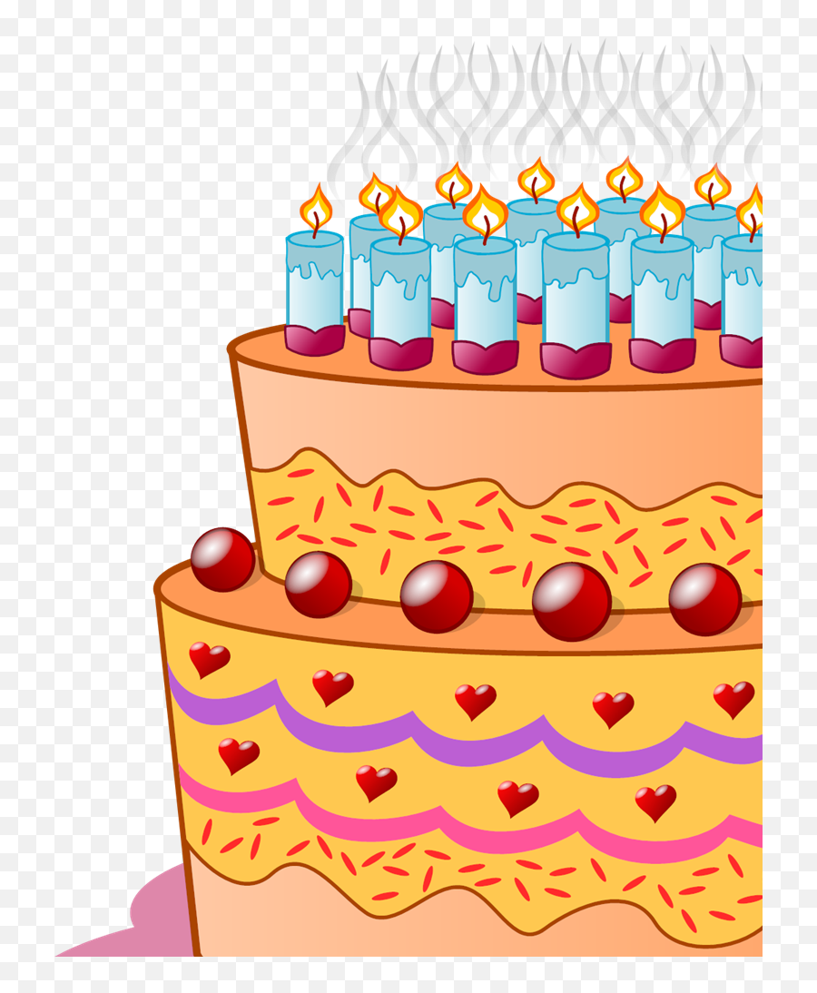 Birthday Cake Svg Vector Birthday Cake Clip Art - Svg Clipart Emoji,Free Birthday Cake Clipart