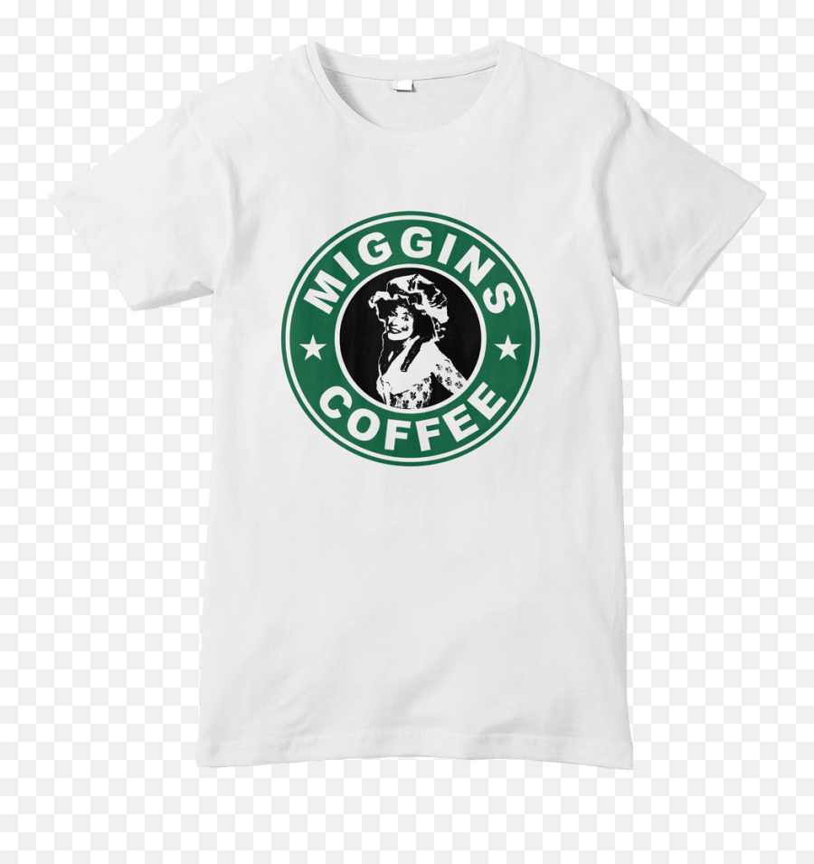 Blackadder Mrs Migginsstarbucks Parodyt - Shirt Sublimation Print Emoji,Starbucks Logo Printable