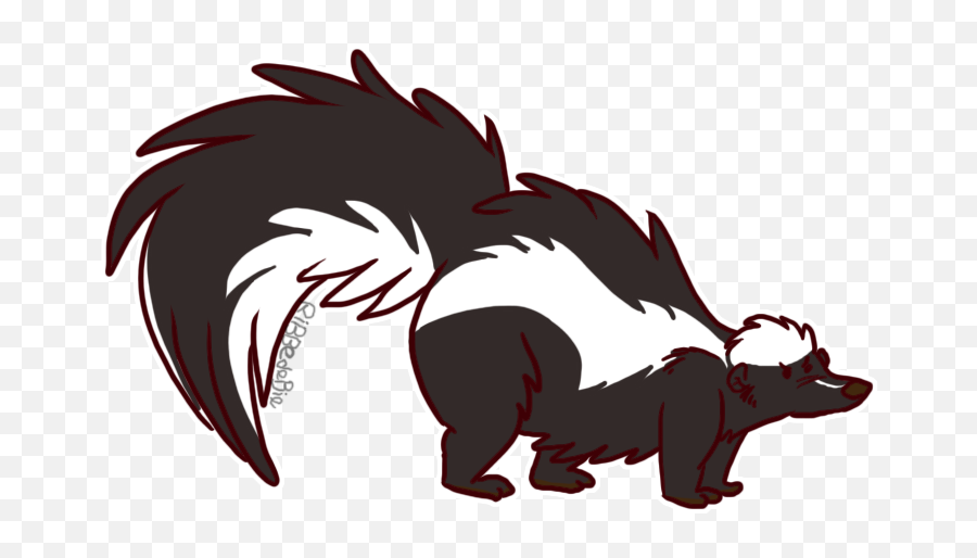 Smell Clipart Skunk Picture - Transparent Background Skunk Clipart Emoji,Skunk Clipart