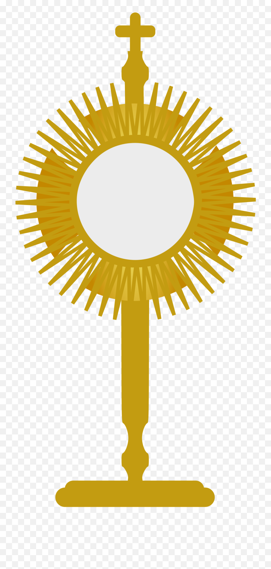 Communion Clipart Symbol Communion - Blessed Sacrament Monstrance Clipart Emoji,Communion Clipart