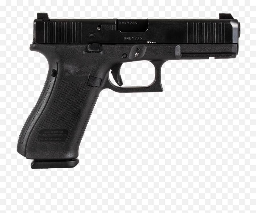 Glock Px4350702 43x Black 9mm Blue - Weapons Emoji,Glock Png