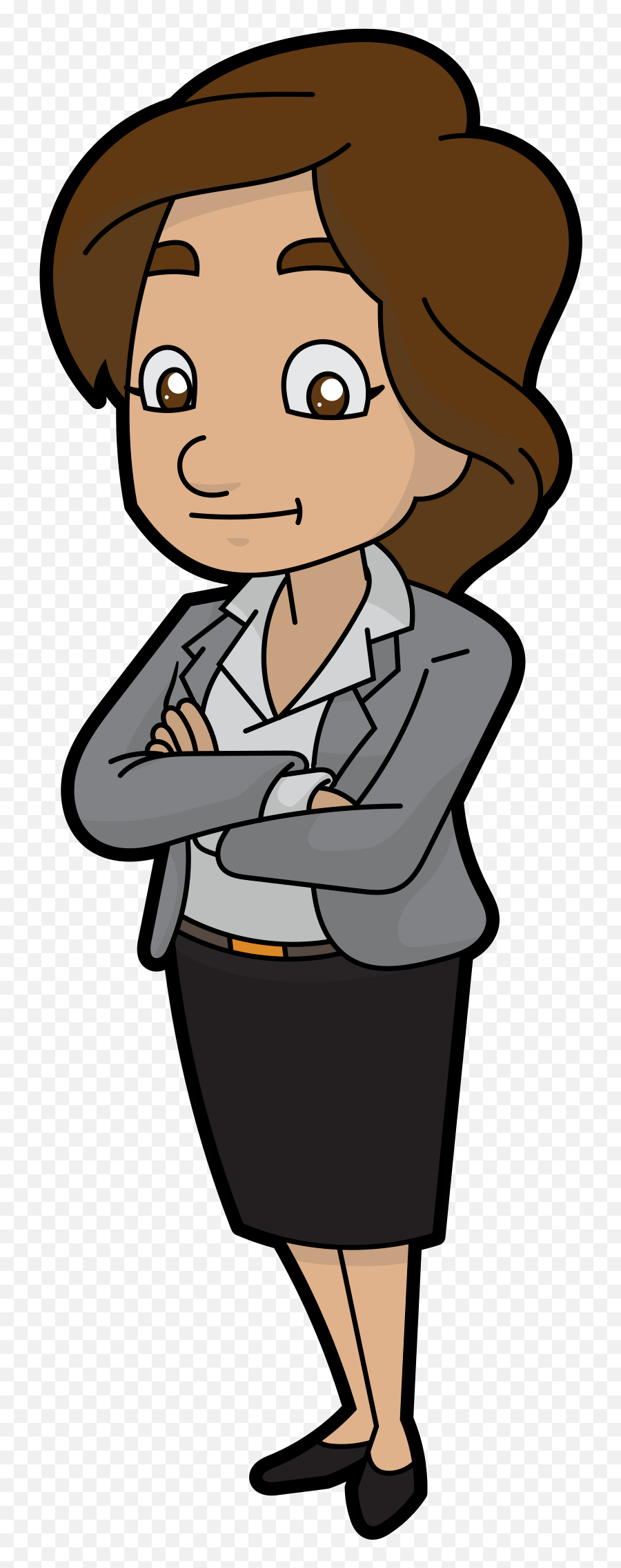 Calm Person - Business Woman Clipart Png Emoji,Calm Clipart