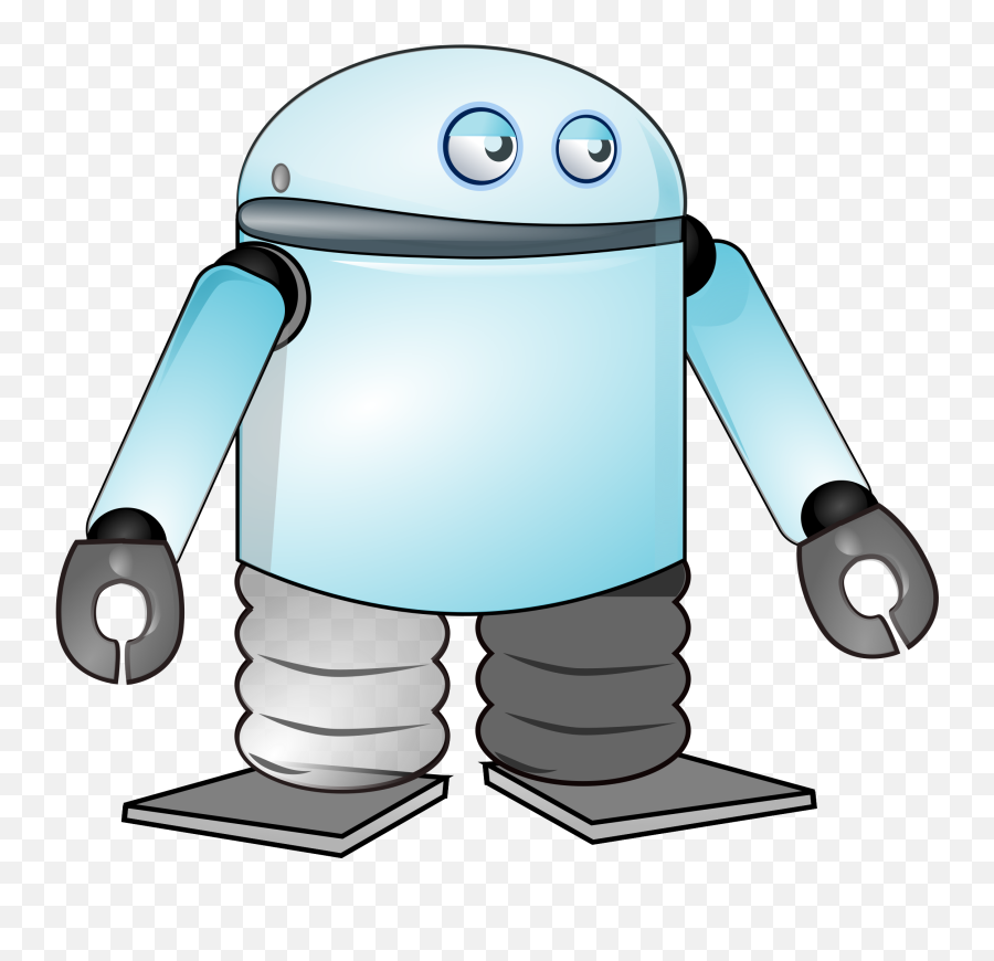 Animated Clipart Robot - Cartoon Robot Emoji,Robot Clipart