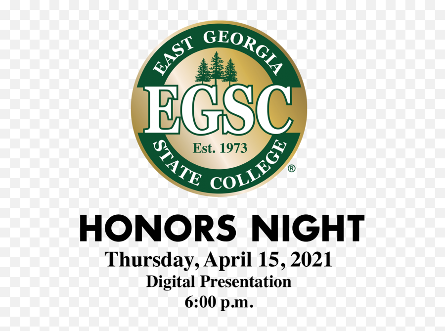 2021 Honors Night - East Georgia State College Coastline Community College Emoji,Georgia State University Logo