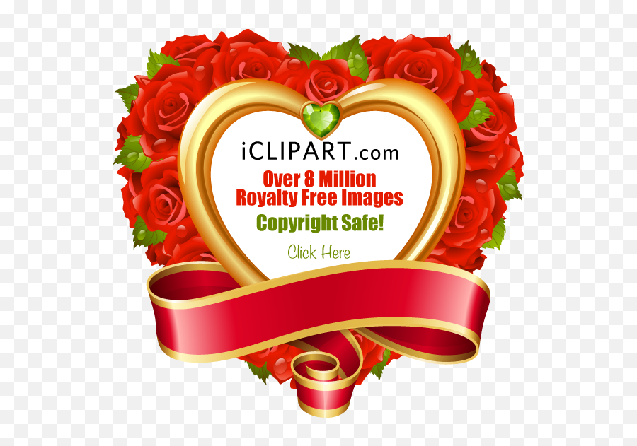 Over 8 Million Royalty Free Images At Iclipart - Wedding Bordes En Forma De Corazon Emoji,Blank Banner Png