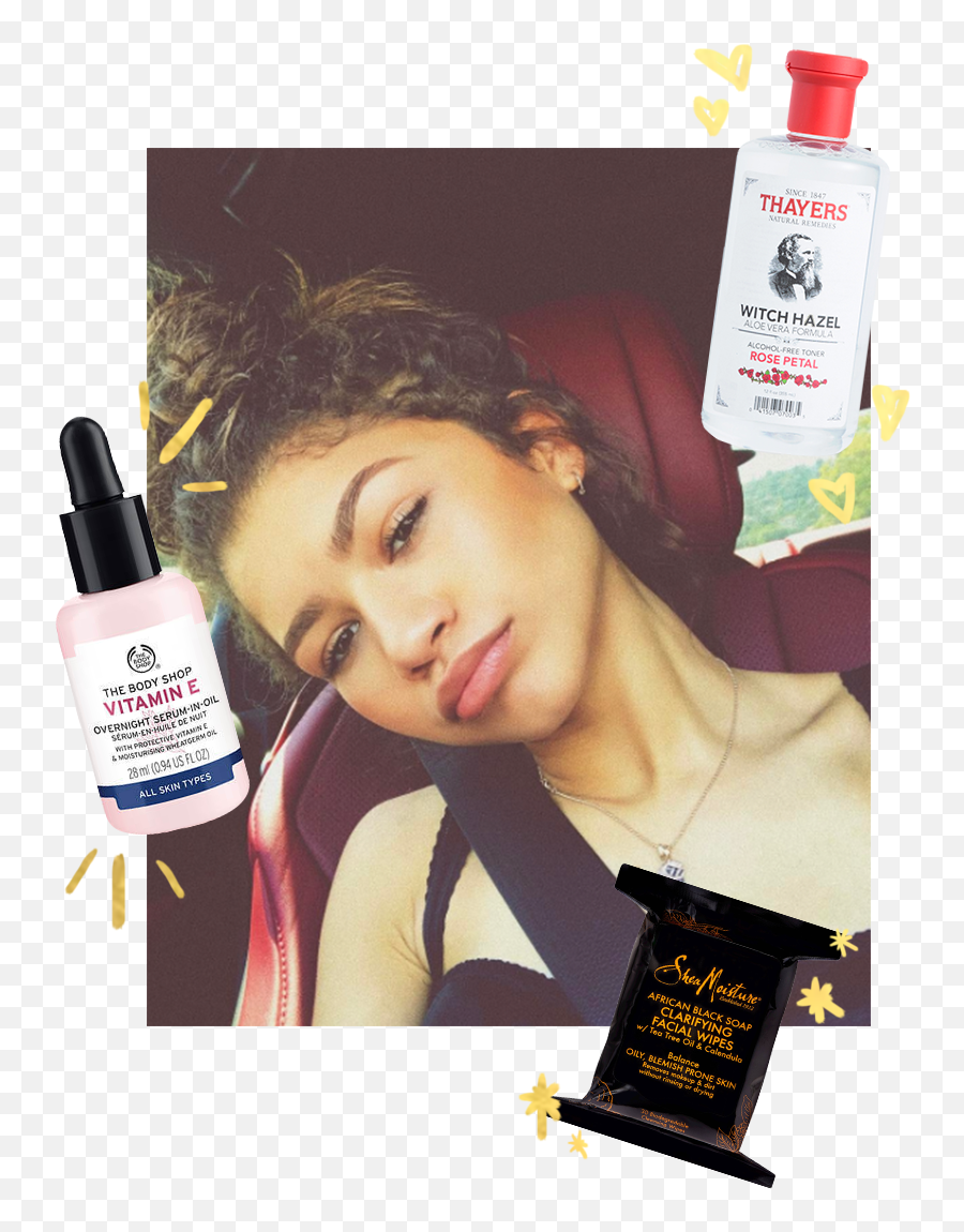 My Simple Nighttime Skincare Routine U2014 Zendaya Emoji,Transparent Skin