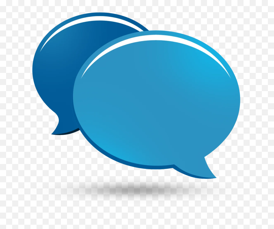 Thought Bubble Transparent Png - Stickpng Transparent Blue Chat Icon Emoji,Transparent Bubbles
