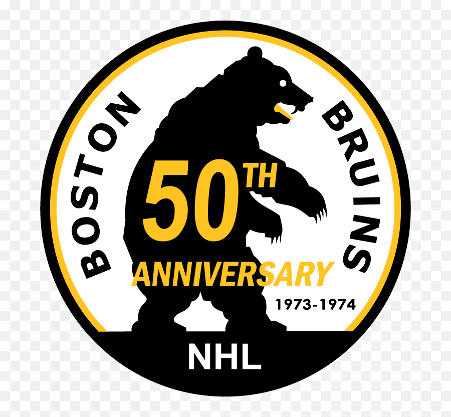 Boston Bruins Anniversary Logo - Boston Bruins Anniversary Logos Emoji,Bruins Logo
