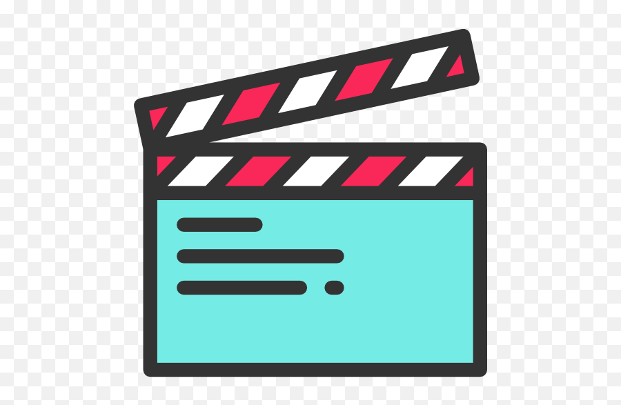 Cinema Film Movie Clapboard - Movie Time App Github Io Emoji,Clapboard Png