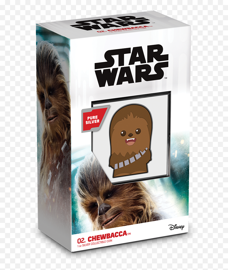 Sold Coin Collection Star - Chibi Chewbacca Silver Emoji,Chewbacca Png
