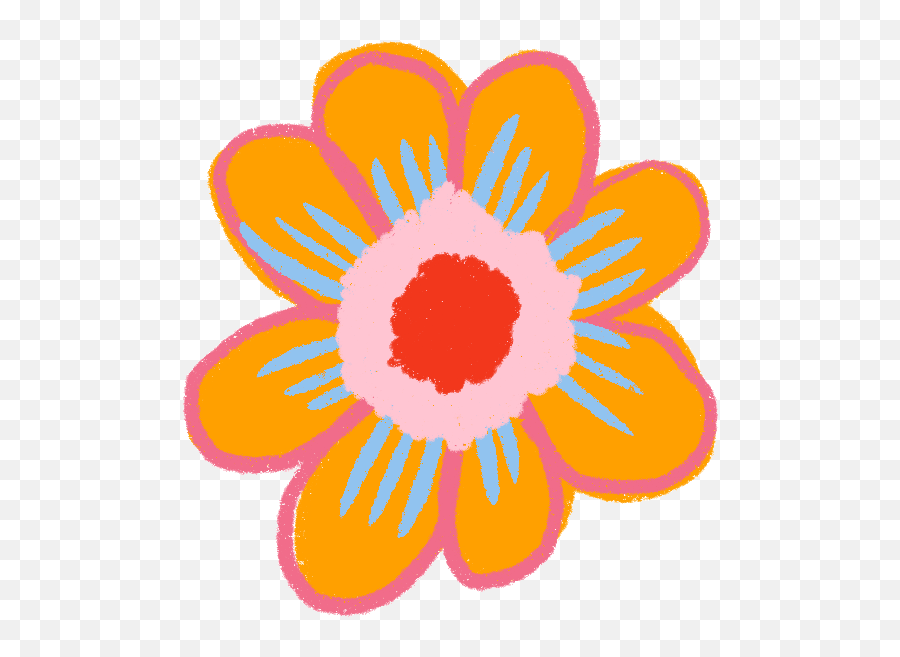 Flowers Blooming Sticker By Af Illustrations For Ios Android Giphy Animated Png Pink - Flowers Illustrations Gif Png Emoji,Animated Png