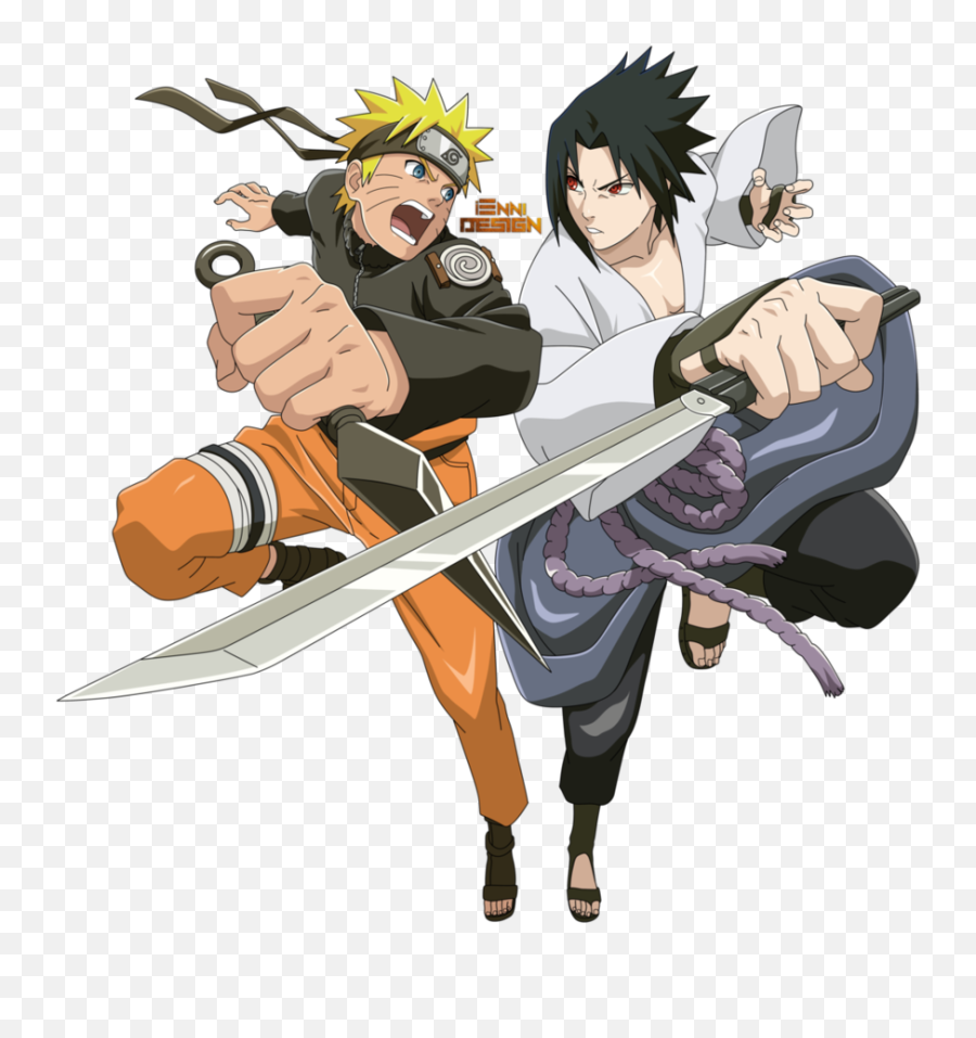 Hd Naruto Vs Sasuke Png Transparent Png - Sasuke E Naruto Png Emoji,Sasuke Transparent