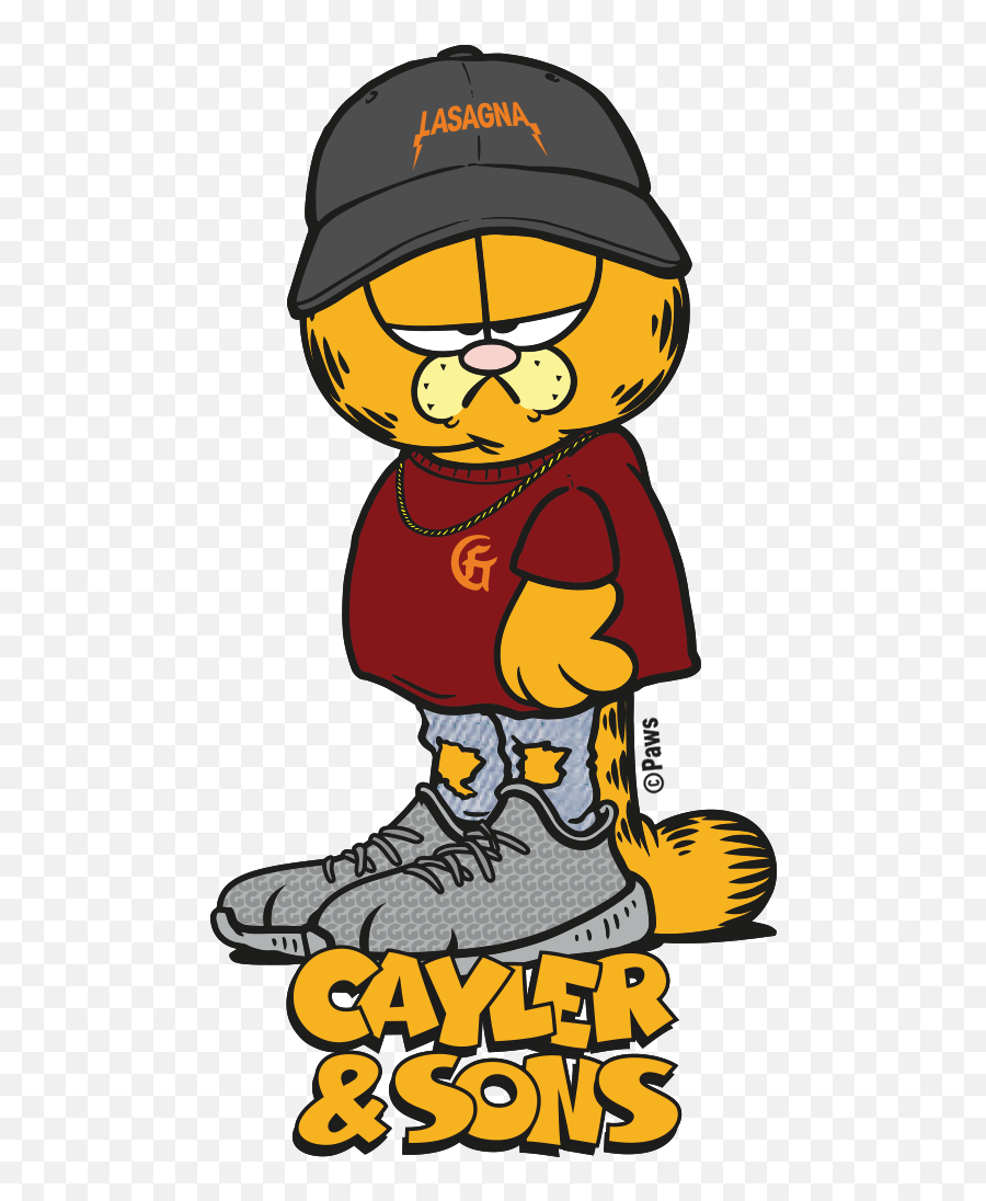 Garfield X Cayler And Sons Release Raynbowaffair - Cayler And Sons Garfield Emoji,Garfield Png