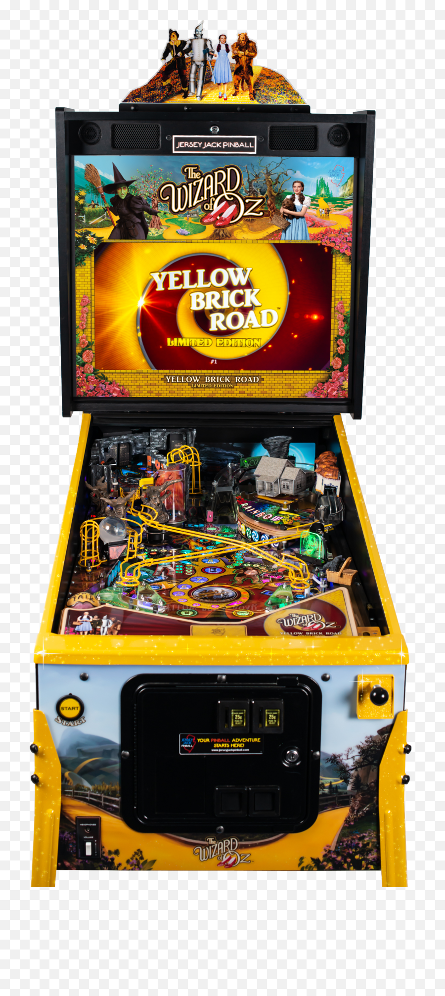 Yellow Brick Road - Wizard Of Oz Pinball Machine Emoji,Yellow Brick Road Png