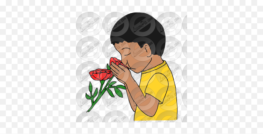 Smell Picture For Classroom Therapy - Happy Emoji,Smell Clipart