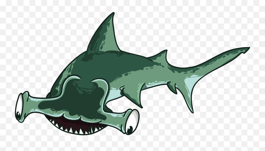 Hammer Head Fish - Vector Cliparts Emoji,Stingrays Clipart