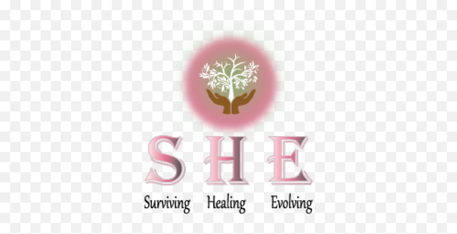 She Surviving Healing And Evolving - Heart Mind Body Emoji,Pink Superwoman Logo