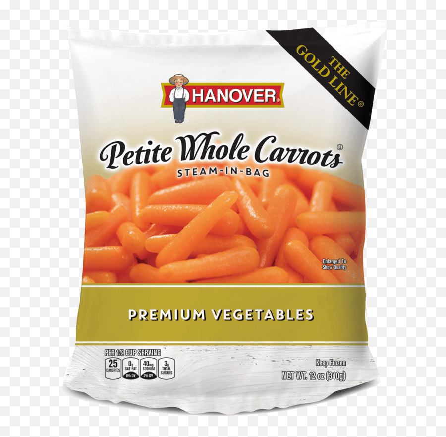 Petite Whole Carrots - Gold Line 10oz Steaminbag Emoji,Carrot Transparent