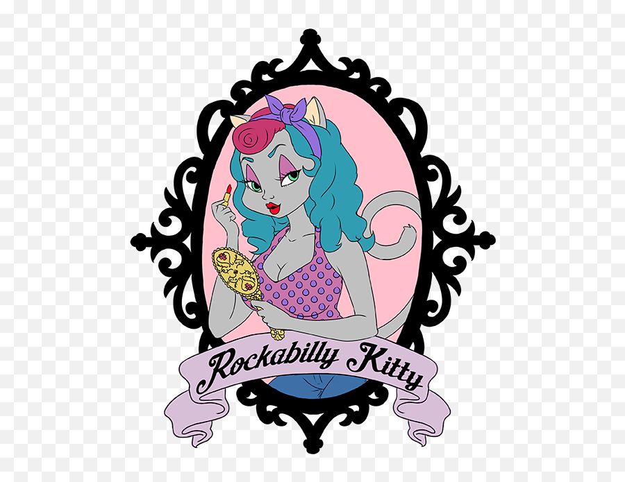 Rockabilly Kitty U2013 Pinup U0026 Retro Clothing And Makeup Emoji,Australiana Clipart
