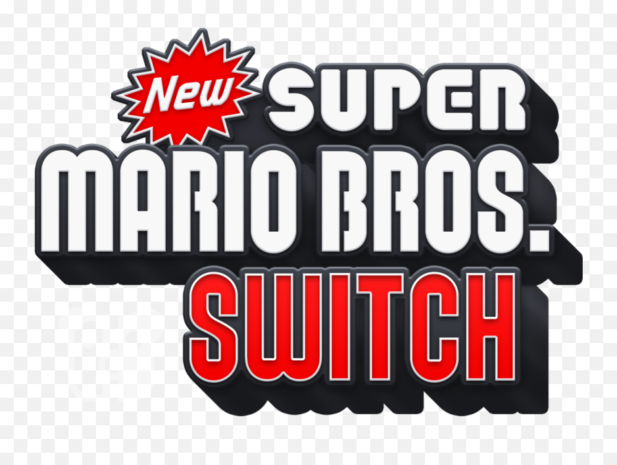 Download Hd Switch Logo Png Transparent Png Image - Nicepngcom Transparent New Super Mario Bros U Deluxe Logo Emoji,Nintendo Switch Logo