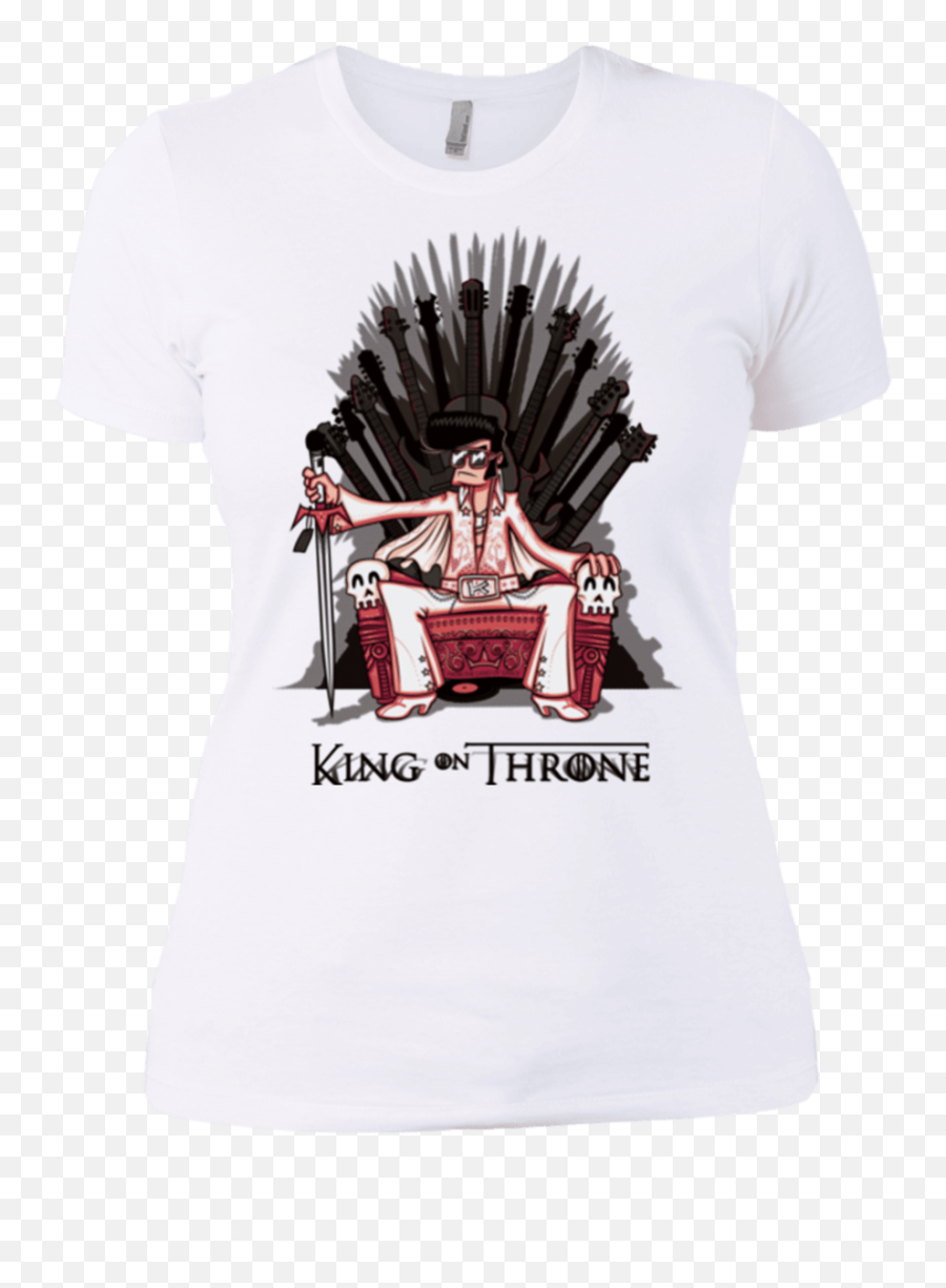 King On Throne Womenu0027s Premium T - Shirt U2013 Pop Up Tee Emoji,King Throne Png