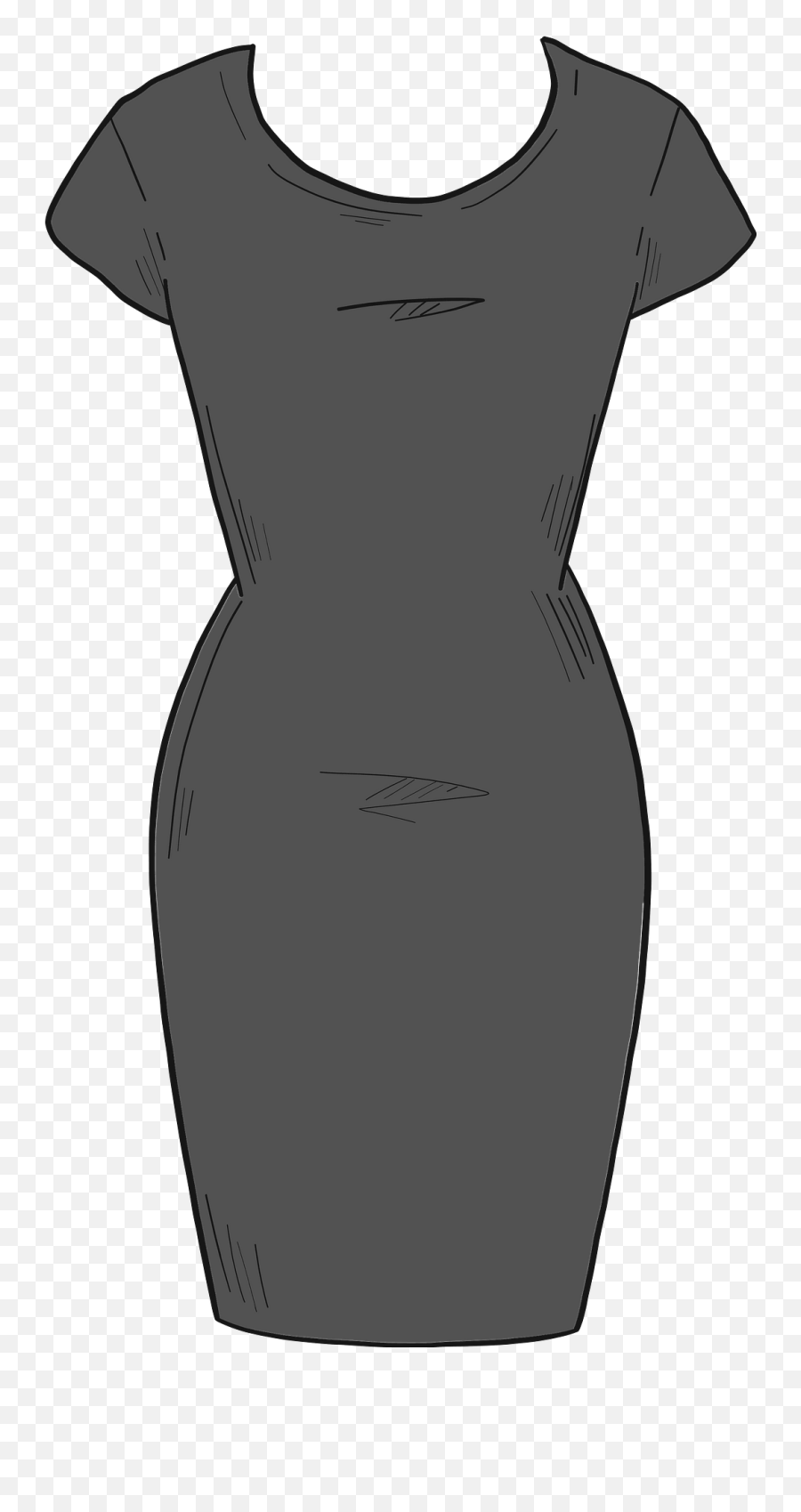 Black Dress Clipart Free Download Transparent Png Creazilla Emoji,Black Dress Png