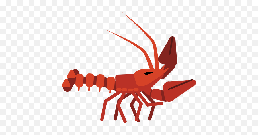 Lobster Antenna Claw Tail Rounded Flat Transparent Png U0026 Svg Emoji,Lobster Transparent Background