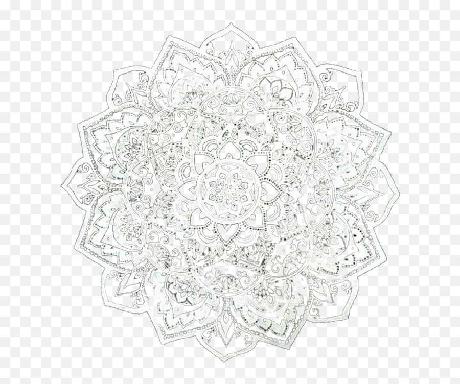 Mandala Black Edit And Art - Image 6733825 On Favimcom Ich Liebe Dich Für Allah Emoji,Mandala Png