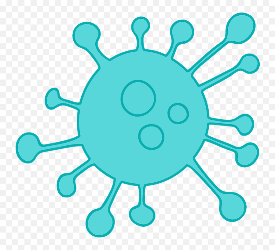 Virus Clipart - Vektor Virus Corona Png Emoji,Free Vector Clipart