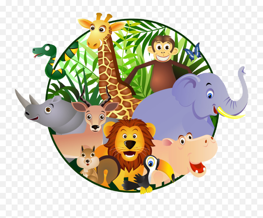 Our State - Oftheart Amusements Include Play Structures With Emoji,Zoo Animals Clipart