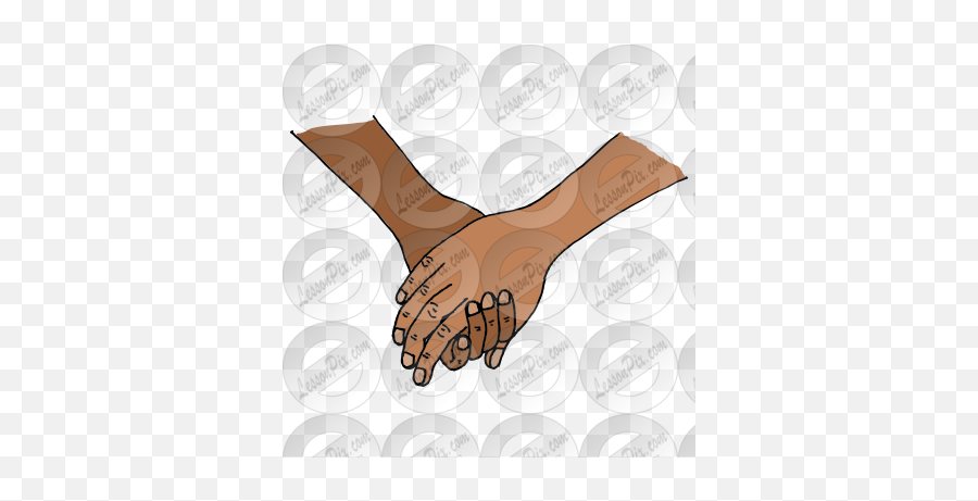 Hold Hands Picture For Classroom Therapy Use - Great Hold Greeting Emoji,Hands Clipart