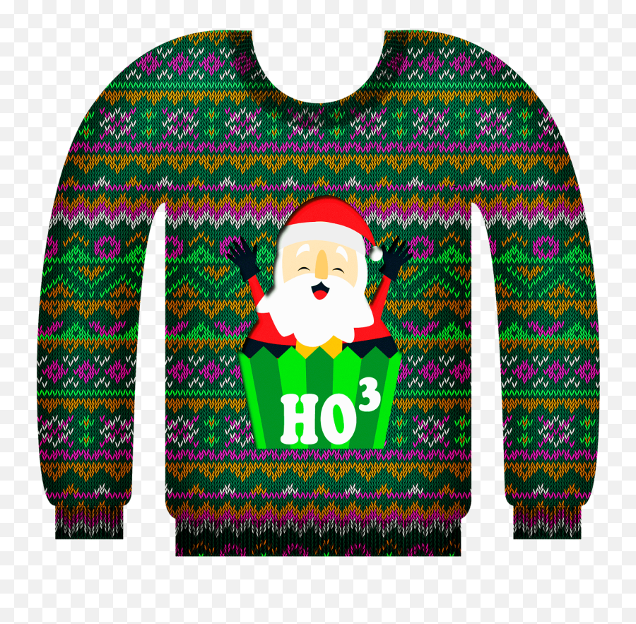 Ugly Christmas Sweater Clipart - Ugly Sweater Png Clipart Emoji,Sweater Clipart