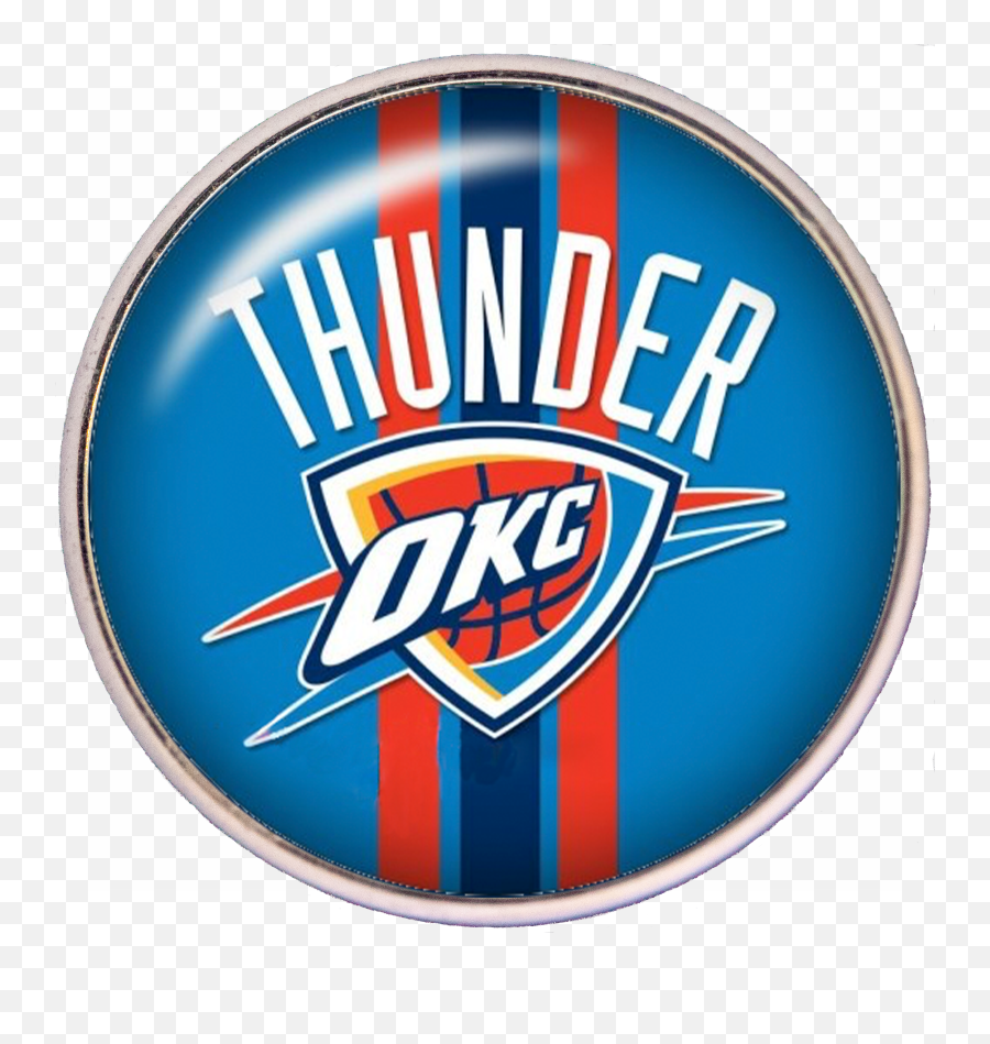 20mm Oklahoma City Thunder Nba - Okc Thunder Emoji,Oklahoma City Thunder Logo