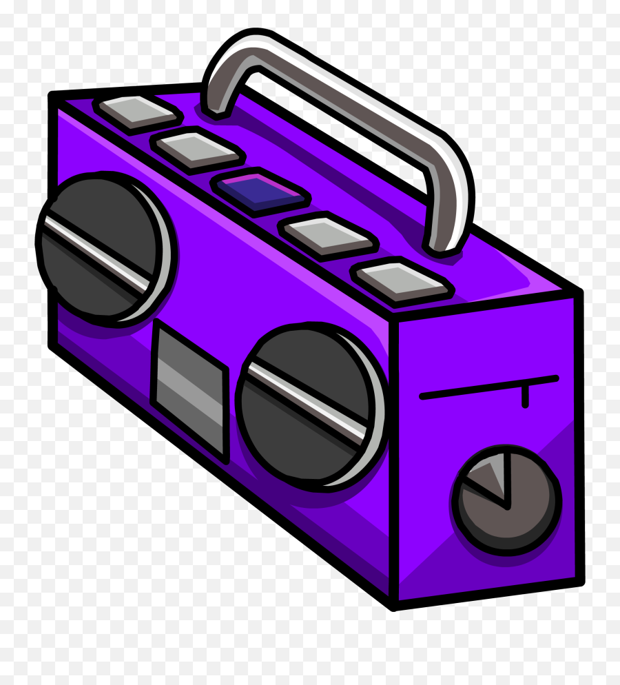 Boombox Clipart Purple Boombox Purple - Purple Boombox Png Emoji,Boombox Clipart