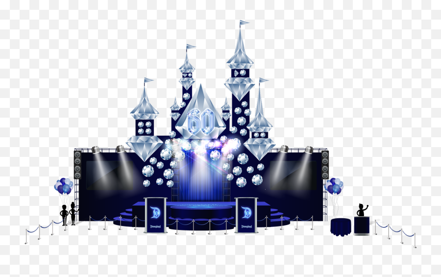Download Influenced By The Diamond Disney Castle Seen On Emoji,Disney Castle Png