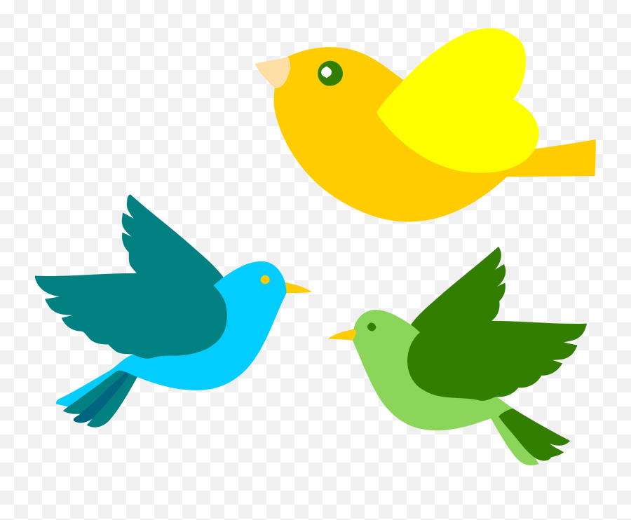 Flying Bird Clipart Png - Birds Clipart Emoji,Flying Bird Clipart