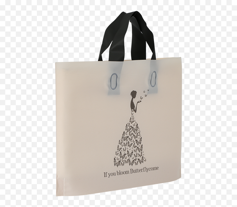 Reusable Eco Plastic Pe Shopping Bags - Stylish Emoji,Shopping Bags With Logo