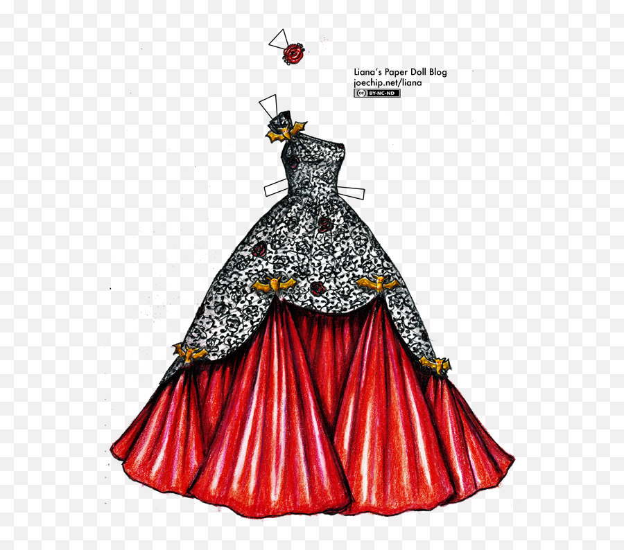 Wedding Dress Drawingtransparent Png - Gown Paper Doll Dress Drawing Emoji,Wedding Dress Clipart