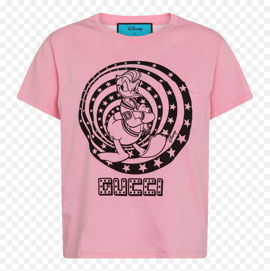 Disney X Gucci Donald Duck Cotton T - Gucci Tshirt Women 2021 Emoji,Gucci Logo T Shirt