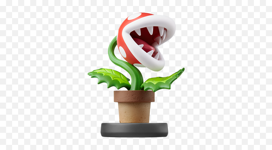 Piranha Plant Amiibo Figure By Nintendo - Super Smash Bros Piranha Plant Amiibo Emoji,Mario Pipe Png